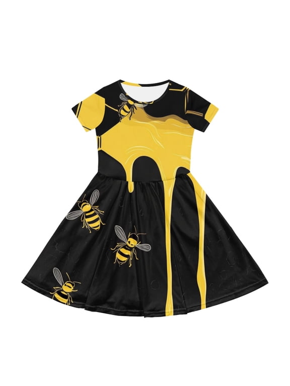 Honey Bee Dresses for Girls and Women