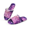 thumbnail image 1 of POLERO Soft Indoor Open Toe Cotton Slippers Non-slip Sole Lightweight Cute Axolotl Print House Slippers Home Shoes, Size 12-13, 1 of 7