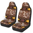 thumbnail image 1 of POLERO Southwestern Geometric, Protective Elastic Car Seat Cushion Waterproof Car Seat Covers for Front Seats for Automobile, 1 of 12