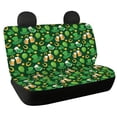 thumbnail image 1 of POLERO St. Patrick's Full Rear Bench Seat Covers for Car Interior Automotive, Comfortable Stretch Car Back Seat Cover Protectors Against Pet Fur, 1 of 4