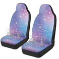 thumbnail image 1 of POLERO Starry Sky Print Front Seat Covers for Automobile, Easy to Install Stretch Polyester Fabric Automotive Seat Cover Protector, 2 Pack for Most Cars and Trucks, 1 of 12