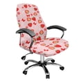 thumbnail image 1 of POLERO Strawberry Elastic Cloth Office Swivel Chair Cover with Easy Install, Scratch Resistant Anti Corrosion All-in-One High Back Chair Slipcover for Home Office, 1 of 7
