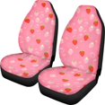 thumbnail image 1 of POLERO Strawberry Pattern Front Seat Cover for Men, 2pcs Vehicle Seat Covers Breathable Washable Car Seat Cover, 1 of 13