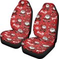 thumbnail image 1 of POLERO Stretchy Vehicle Seat Covers for SUV, Breathable Washable Front Seat Cover Polyester Set, Father Christmas, 1 of 9