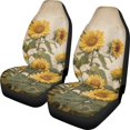 thumbnail image 1 of POLERO Sunflower Field Art Waterproof Vehicle Seat Covers for Automotive, Polyester Practical Auto Interior Decorative Protector Van, 1 of 13