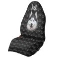thumbnail image 1 of POLERO Terry Cloth Car Seat Cover Machine Washable, Compatible with Truck Seat Van, Bucket Seat Protector Fit for Sedan Vehicle, Husky 1 Pack, 1 of 7