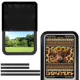 thumbnail image 1 of POLERO Tribal Style RV Door Window Shade Cover - Highland Cow Sunflower Hook-and-Loop Fastening RV Blackout Window Cover, an-UV and Privacy Protection for Camper (17.3” x 26”), 1 of 7