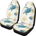 thumbnail image 1 of POLERO Vehicle Seat Covers Automotive, Interior Decor Accessory Front Seat Cover Most Cars Breathable, Turtle, 1 of 13