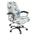 thumbnail image 1 of POLERO Watercolor Butterfly Elastic Cloth Office Rolling Chair Cover with Breathable, Stretch Soft One Piece Office Chair Cover for Workspace Home Office, 1 of 7