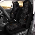 thumbnail image 1 of POLERO Waterproof Car Seat Covers for Front, 2 Pcs Bling Halloween Spider Web Print Universal Elastic Vehicle Seats Cushion Automotive Interior Protection Accessories for Women, 1 of 6