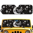 thumbnail image 1 of POLERO Windshield Sun Shade, Moon&Butterfly Front Window Sunshade Car Accessories Universal Fit Off-road Vehicle Truck Sun Visor Protector, Keep Car Cool, 1 of 7