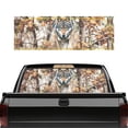 thumbnail image 1 of POLERO Wolf & Leopard Pattern Vinyl Car Rear Windshield Sunshade, 66.9 x 22.4 Inches Weatherproof Corrosion Resistant Truck Rear Window Decal for Most Trucks, 1 of 8