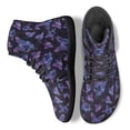 thumbnail image 1 of POLERO Women's Purple Butterfly Blue Galaxy Star Walking Shoes High Top Office Work Flats Shoes High Top Running Athletic Sneakers for Walking Travel Outdoor Fitness Gym Indoor Sneaker, 1 of 7