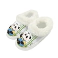 thumbnail image 1 of POLERO Womens Slippers Cartoon Panda Print Winter House Slippers for Women Men Thick Sole Indooor Bedroom Shoes Cozy Gifts, Size 9-10, 1 of 7