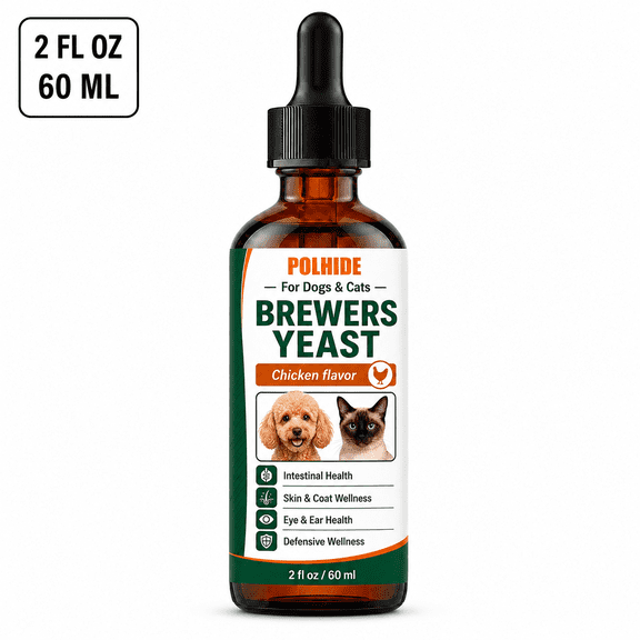 POLHIDE Cranberry Supplement for Dogs and Cats, Bacon Flavor, 2 fl oz