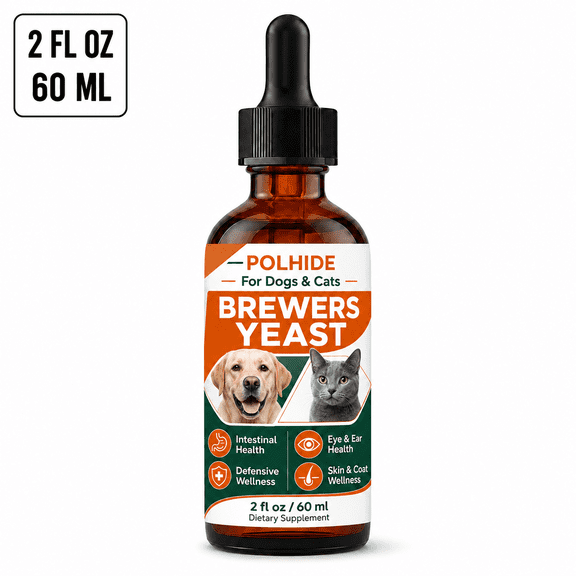 POLHIDE Cranberry Supplement for Dogs and Cats, Bacon Flavor, 2 fl oz