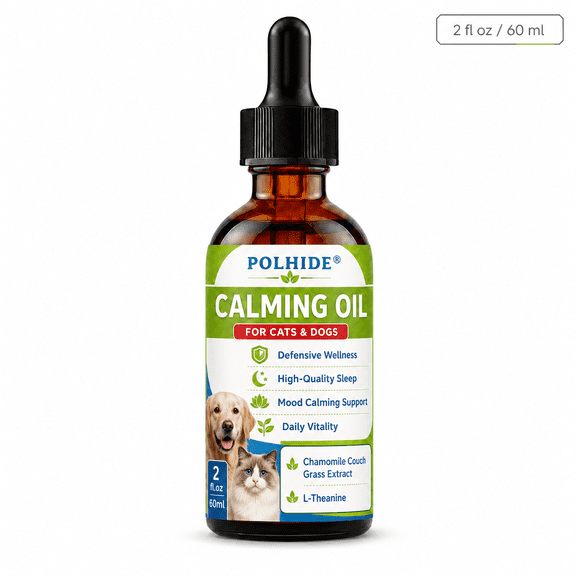 POLHIDE Cranberry Supplement for Dogs and Cats, Bacon Flavor, 2 fl oz