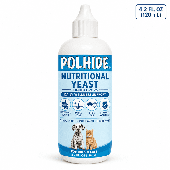 POLHIDE Cranberry Supplement for Dogs and Cats, Bacon Flavor, 4 fl oz