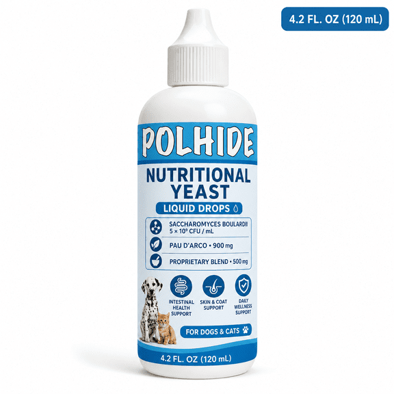 POLHIDE Cranberry Supplement for Dogs and Cats, Bacon Flavor, 4 fl oz