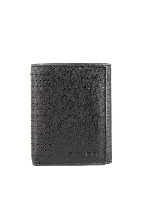 GARDON TRI FOLD Men's 100% Genuine Leather Wallet with Card Holders, Gifts for Men- Black