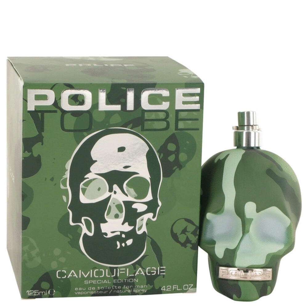 Police To Be Camouflage, Cologne for Men, Mens Fragrances, 4.2 oz EDT Spray