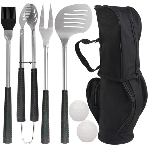 POLIGO 7PCS Grill Spatula Set - Premium Grill Gift Set for Men/Women