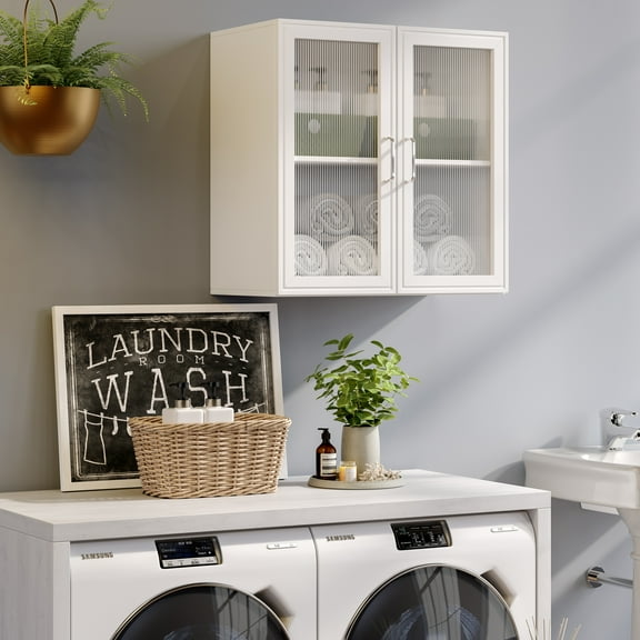 POLIHOME 24" Kitchen Wall Storage Cabinet