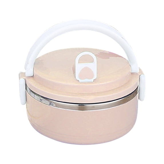 TUITOONM 23.67oz Round Stainless Steel Food Container, Insulated Single Layer Design with Leak-Proof Seal, Durable for Home and On-the-Go Use