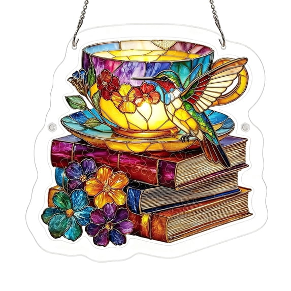 POLISE Spaces Acrylic Jigsaw Puzzle Suncatcher Dream Catchers For Adults Crystal Suncatcher Highland Cow Floral Decor For Farmhouse Cottage Home Mother's Day Gifts