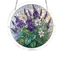 thumbnail image 1 of POLISE Spaces Acrylic Jigsaw Puzzle Suncatcher Dream Catchers For Adults Iris Lily Lavender Floral Window Hanging Decor For Cottagecore Home 7.4Inch Mother's Day Gifts, 1 of 8