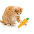 thumbnail image 1 of POLISE Spaces Catnip Cat Toys with Crinkle Sound and Soft Plush, Interactive Teaser Sticks for Kittens and Indoor Cats, Assorted Colors, 5.51x1.97x1.97 Inches, 1 of 6