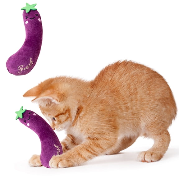 POLISE Spaces Catnip Cat Toys with Crinkle Sound and Soft Plush, Interactive Teaser Sticks for Kittens and Indoor Cats, Assorted Colors, 5.51x1.97x1.97 Inches