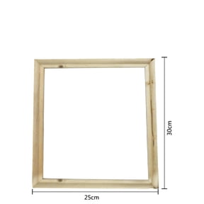 POLISE Spaces Wooden Stretcher Bar Frame for Canvas, DIY Unfinished Inner Frame for Oil Painting, Raised Profile Artist Frame, Assorted Sizes Natural Wood Picture Frame