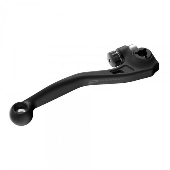 Polisport APT Unbreakable Brake Lever Honda CRF250R/250RX (20072024), CRF450R/450RX (20072024), OEM Shape, CNC Adapter, Bendable APT Composite, Easy Install, Black