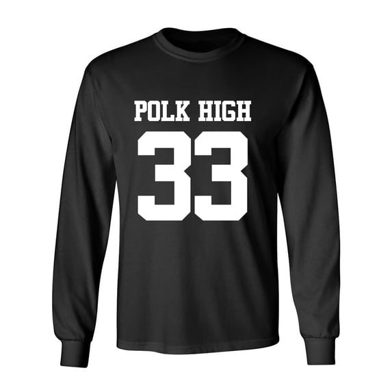 POLK HIGH #33 Adult Long Sleeve T-shirt