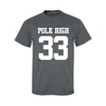 thumbnail image 1 of POLK HIGH #33 Adult Short Sleeve T-shirt, 1 of 4