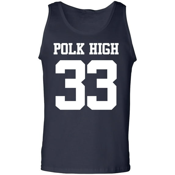 POLK HIGH #33 Adult Tank Top