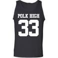 thumbnail image 1 of POLK HIGH #33 Adult Tank Top, 1 of 3