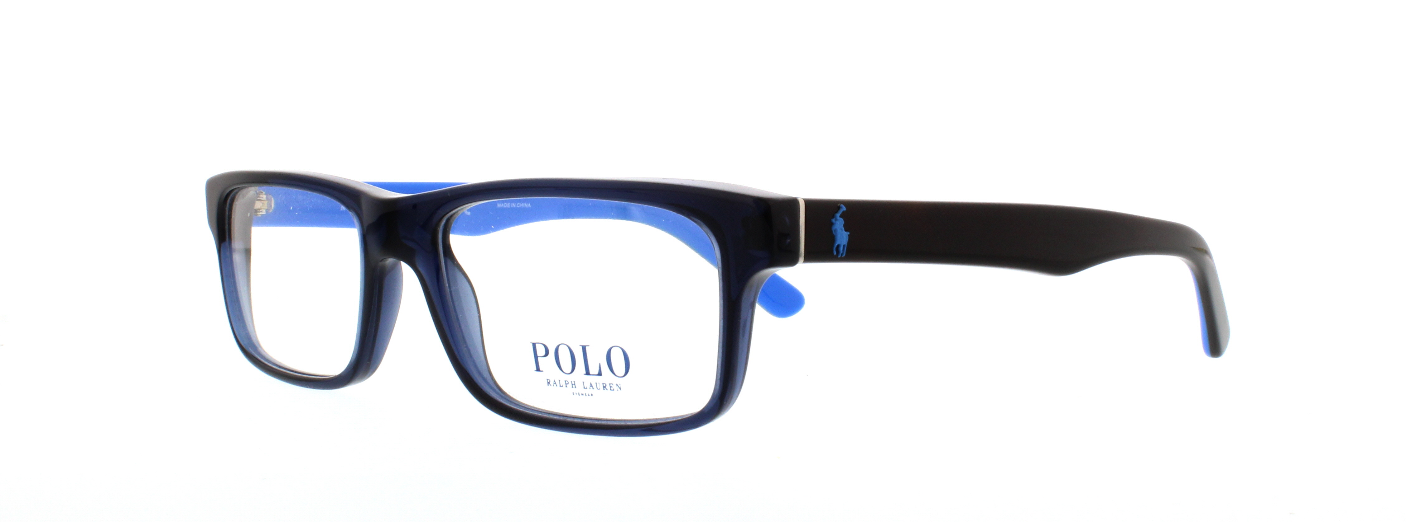 POLO Eyeglasses PH 2140 5563 Transparent Blue 54MM