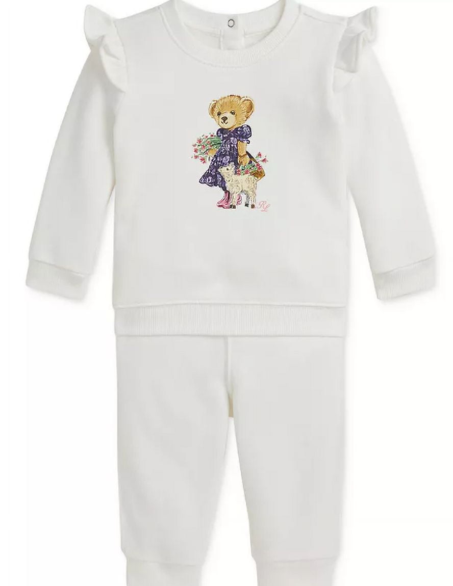 BABYCITY Baby Toddler 2-Piece Bear Polo Set