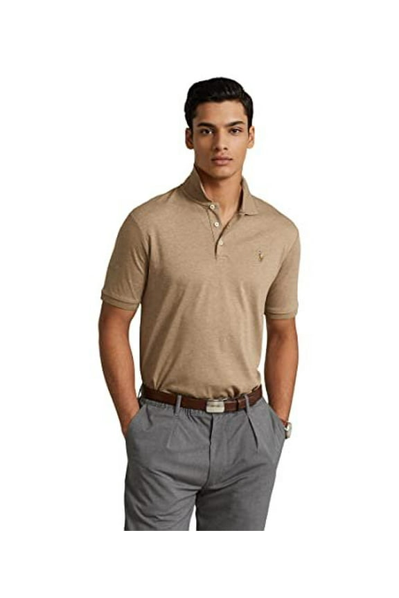 Classic Fit Soft Cotton Polo Shirt Italian Heather SM