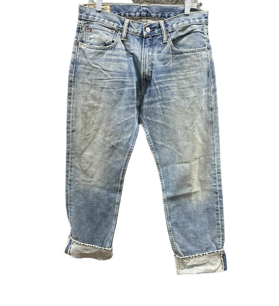 【M】DENIM & SUPPLY RALPH LAUREN ジレ Denim Supply Ralph Lauren Jeans Mens 33x32 Black Straight