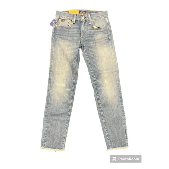 POLO RALPH LAUREN Denim Women's The Tompkins Skinny Crop Jeans, 25, NWOT