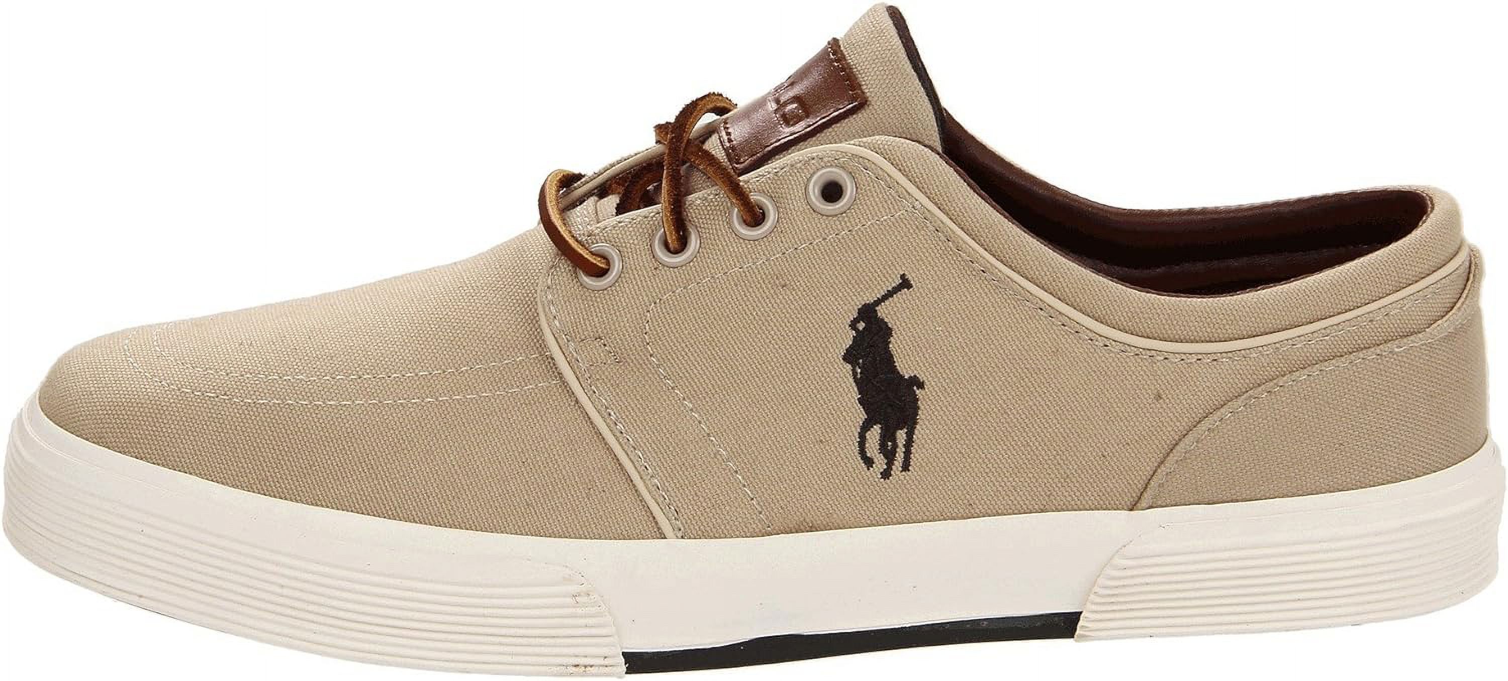 RALPH  LAUREN  モカシン POLO RALPH LAUREN Faxon Low-Top Canvas Sneaker 12 Khaki