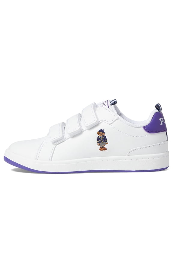 Girl's Heritage Court Bear EZ (Toddler) White/Purple School Girl Bear 9 Toddler M
