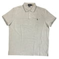 thumbnail image 1 of POLO RALPH LAUREN Grey Men's Pony Short Sleeve Cotton Polo Shirt, Medium, NWOT, 1 of 1