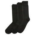 thumbnail image 1 of POLO RALPH LAUREN Men's Assorted Patterns Crew Sock 3 Pair Pack, Black, Mens Shoe Size 6-12, 1 of 3
