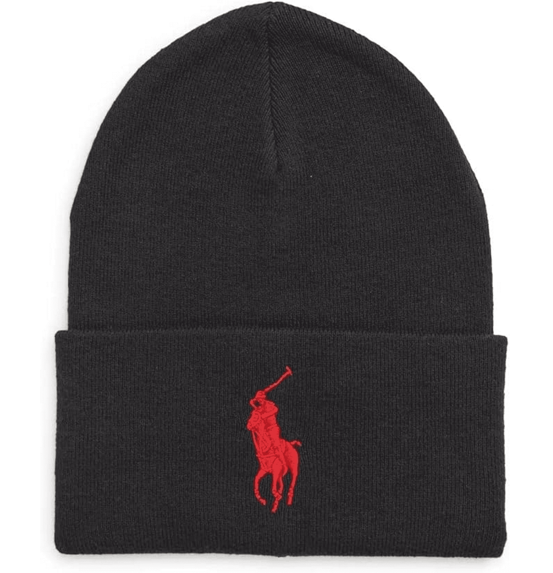 Polo Big Pony Beanie Polo Ralph Lauren Mens Cuffed Big Pony Beanie