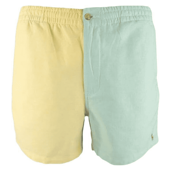 POLO RALPH LAUREN Men's Classic Fit 6 Oxford Color Block Elastic Waist Shorts