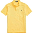 thumbnail image 1 of POLO RALPH LAUREN Men's Classic Fit Mesh Pony Logo Polo Shirt (M, ChromeYellow), 1 of 1